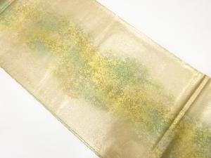 アンティーク　引箔　暈し袋帯（材料）